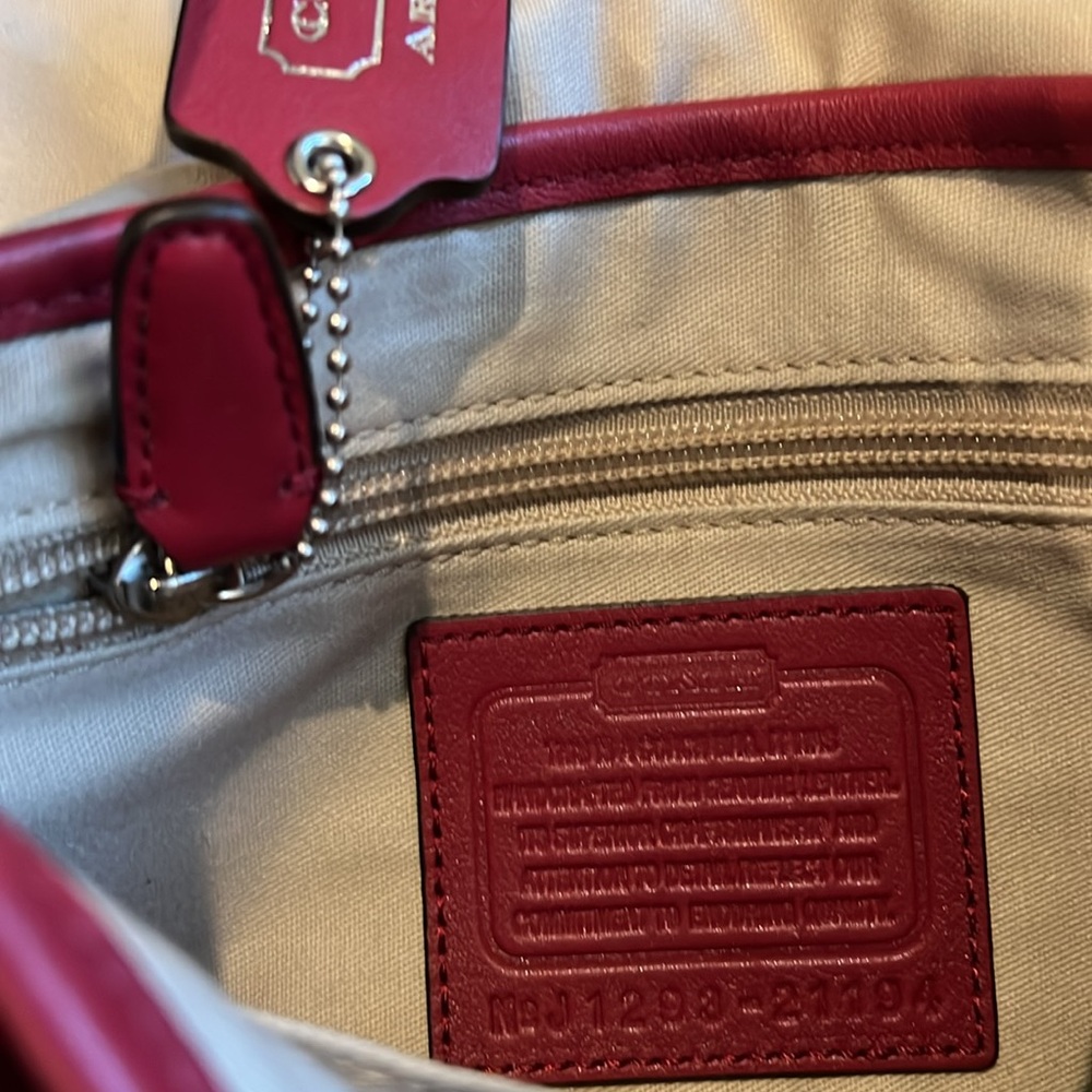 Coach EUC Archive Leather Rambler Shoulder Bag J1293-21194 - Picture 8 of 8
